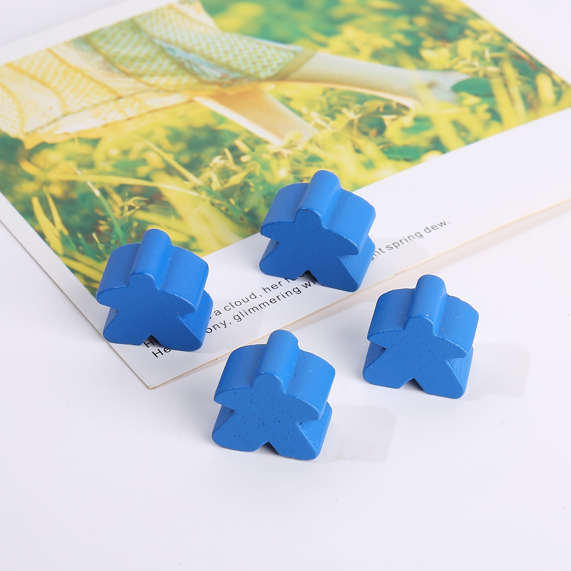 Blue Board Game Meeple - Meeple - Magnet