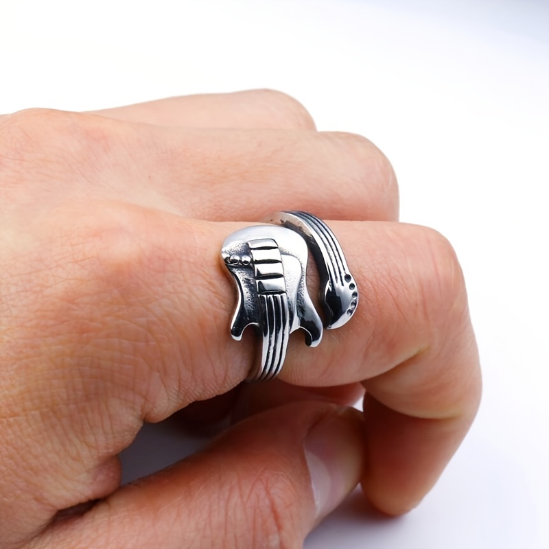 Fantasy Forge Jewelry Guitar Ring for Men