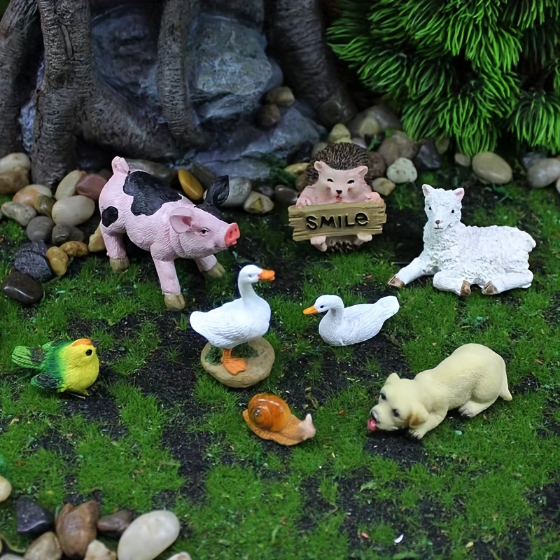 Petite maison bricolage mini jouets Bonsaï bureau décor artisanat figurine  kawaii zakka style russe village micro paysage jardin de fées