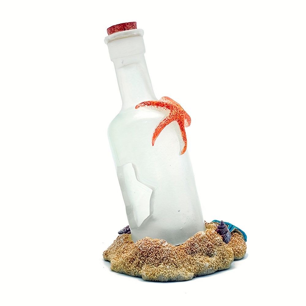 

Betta Fish Shelter Drifting Bottle Aquarium Decoration With Hideout Holes