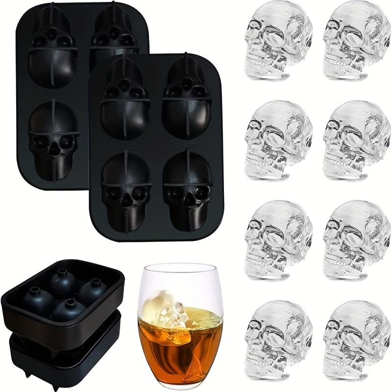 4 cavity Silicone Ice Ball Mold For Sports Fans Perfect For - Temu