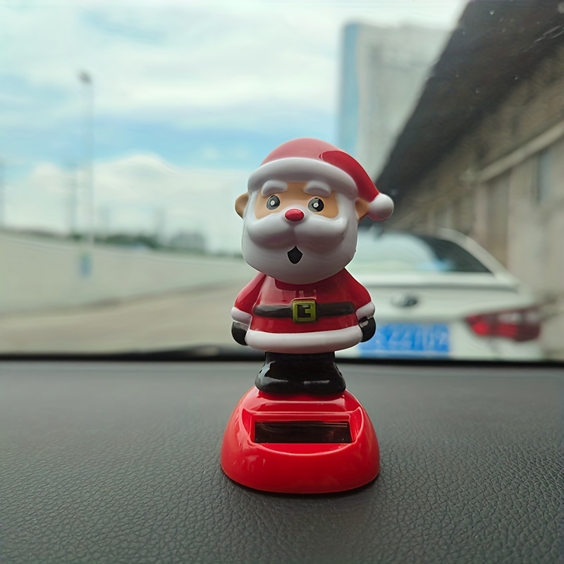 New Arrival Christmas Car Ornament Solar Ornament Bobblehead - Temu