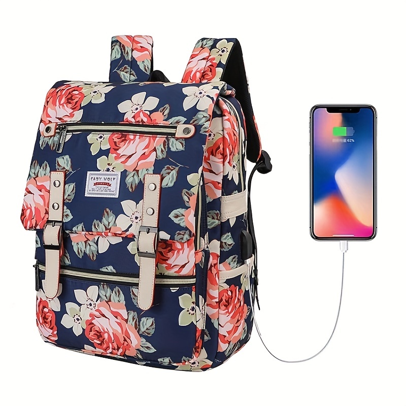 Student Backpack Travel Backpack Outdoor Casual Bag For Men And Women  Computer Bag Shoulder Bag Multi-purpose Backpack With Belt Decoration - Temu