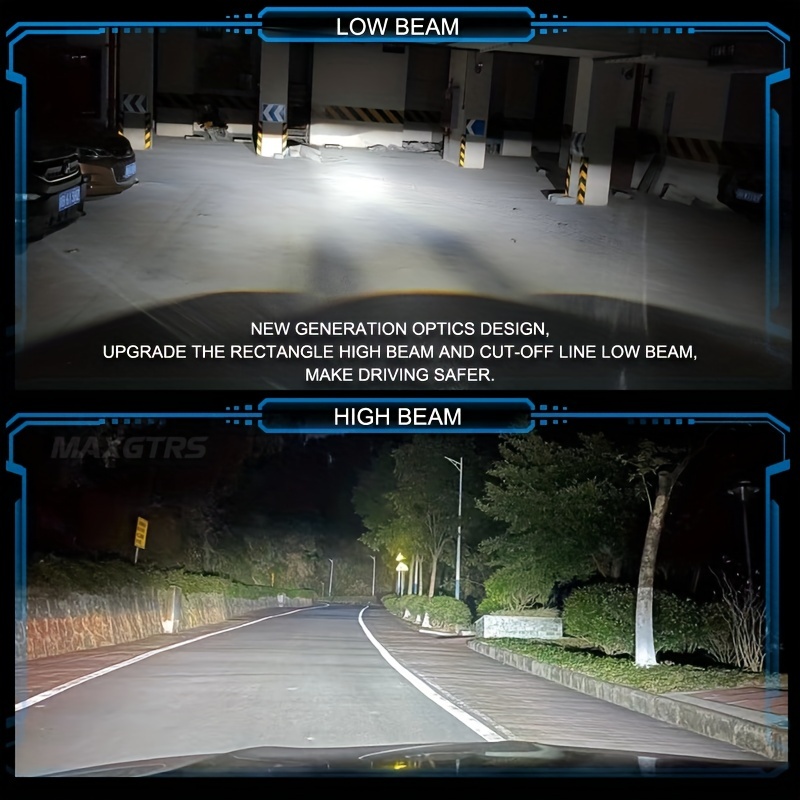 Auto Canbus Led Headlight Bulbs Mini Lens Projector H4 H7 - Temu