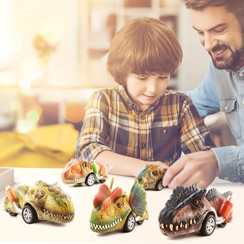 Dinosaur Car Toys Set,Crianças Dino Toy Carros Dinossauro Jogo, Conjunto  de lembrancinhas de festa de dinossauro para aniversário de natal dia das  bruxas Sritob