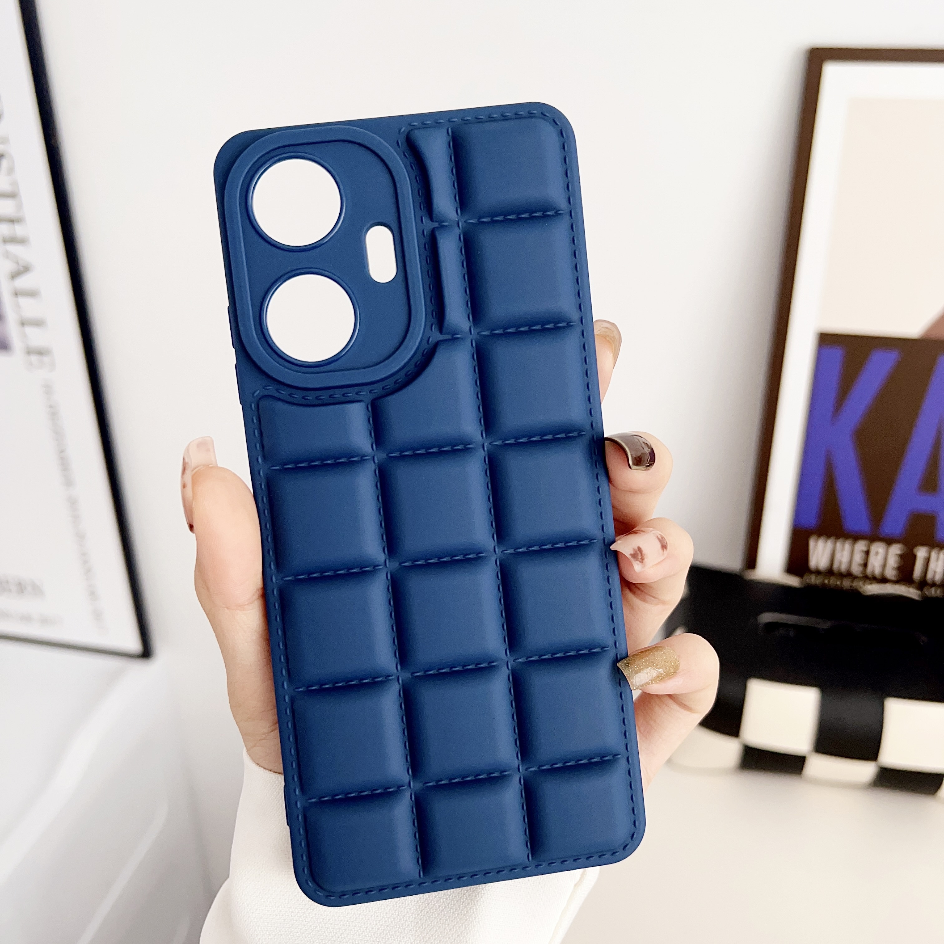 Funda suave para Oppo A58 / A78 azul