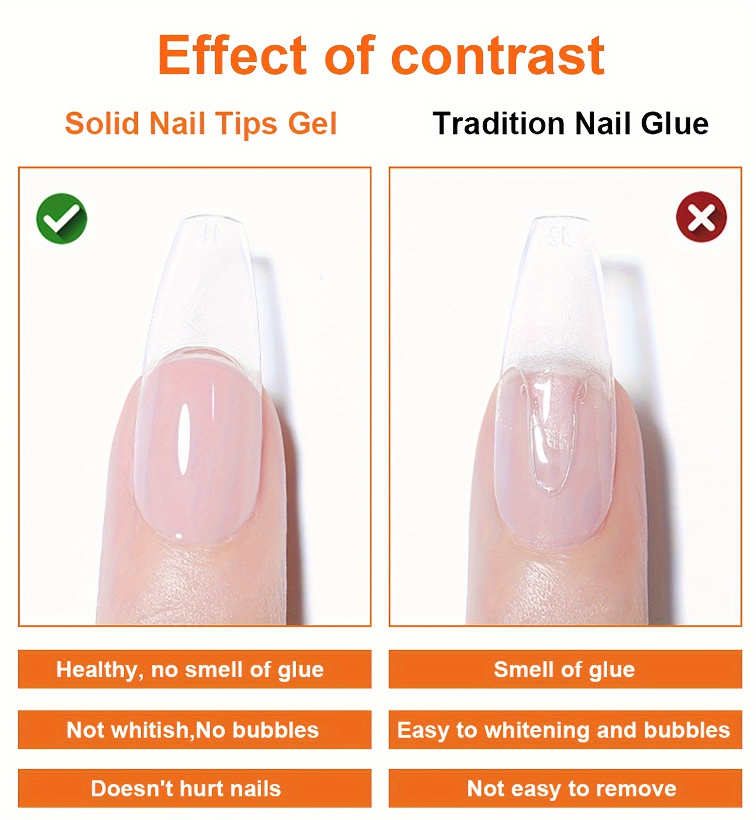 Solid glue is the key Why are my nails so strong and have no bubbles!W, Solid Nail Glue