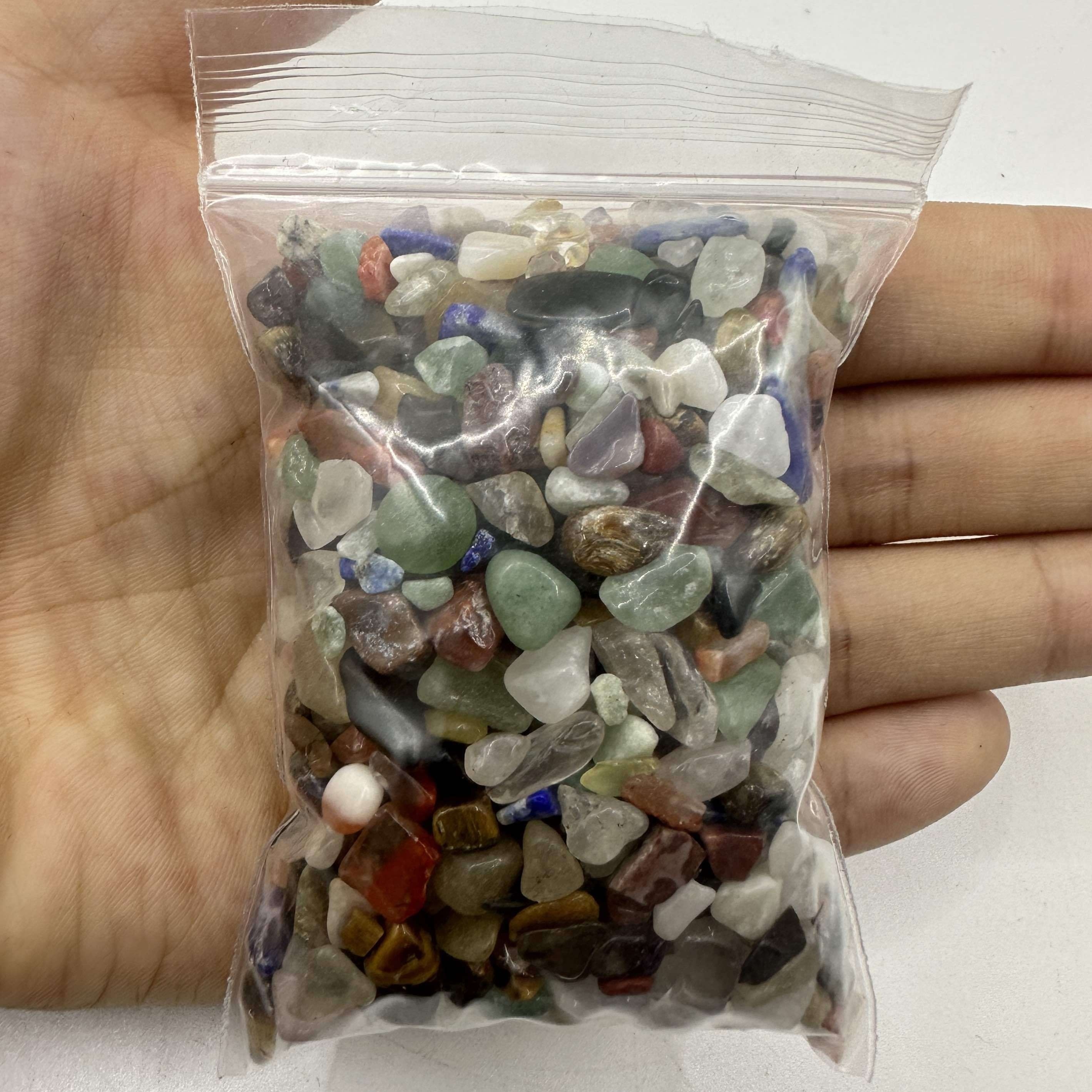 50 G/100 G Verschiedene Kristallsplitter – Buntes Katzenauge