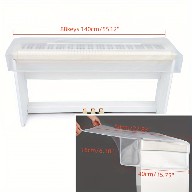 Piano Keyboard Cover Musical Instrument Protection Electric