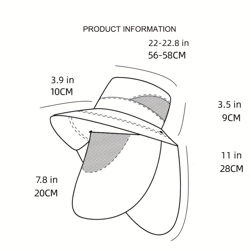 Sombrero De Sol Para Hombres De Verano Sombrero De Pesca Con - Temu