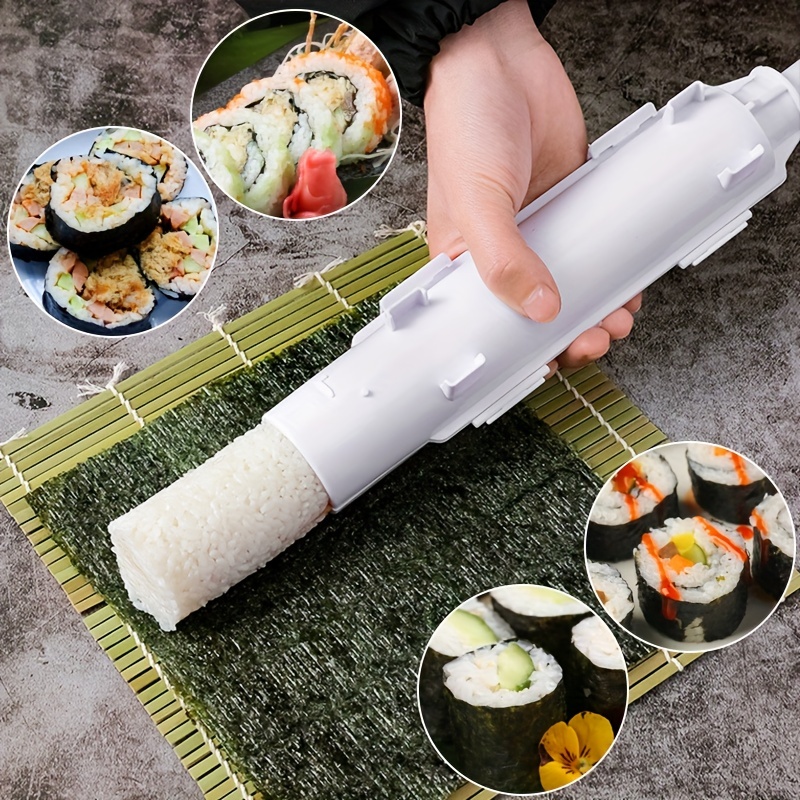 A Set Of Rolling Pad Sushi Spoon Kitchen Gadgets Cooking Accessories Bamboo  Sushi Making Tools DIY Rice Balls - AliExpress
