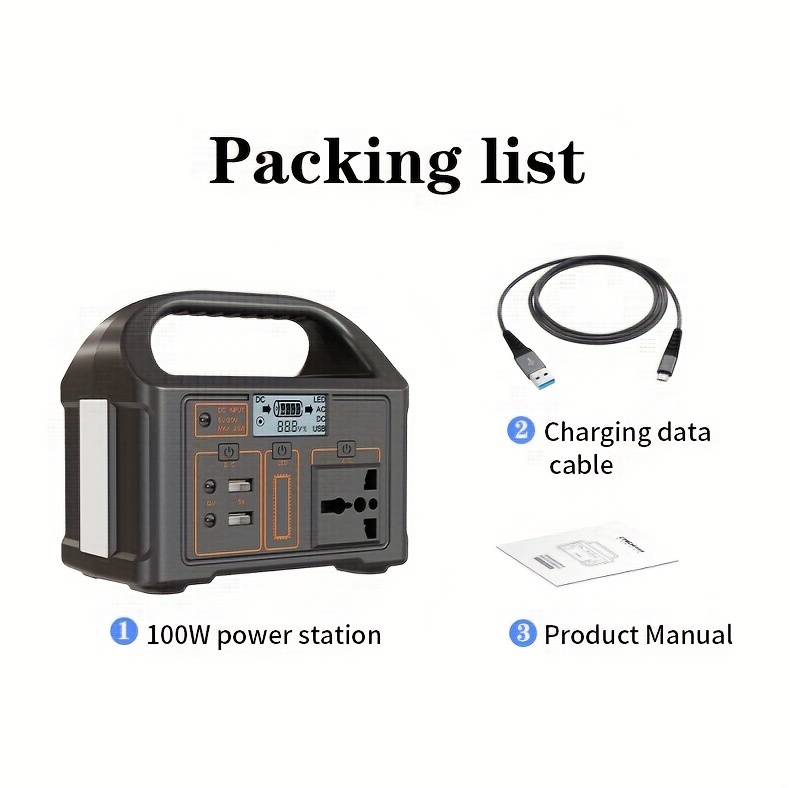 Portable Mini Outdoor Power Supply 110v Us Standard Lithium details 9