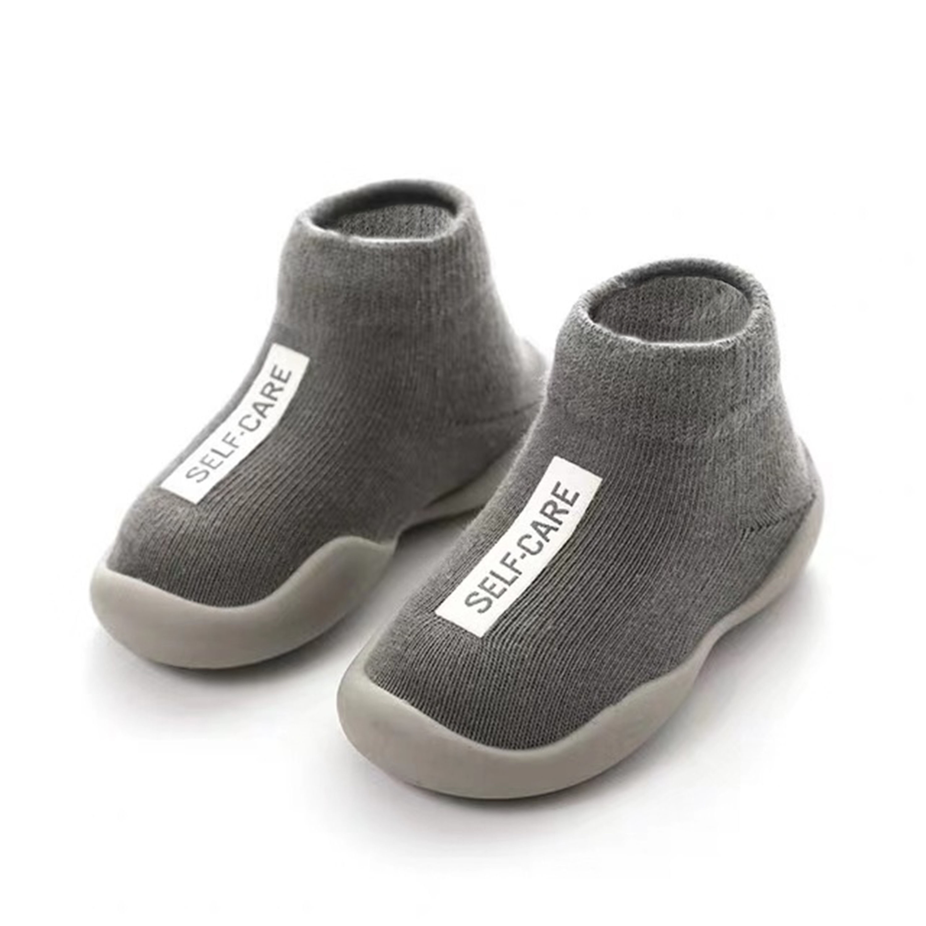 Comfortable Slip On Sock Shoes For Boys, Breathable Non Slip Walking Shoes For Indoor Home, All Seasons