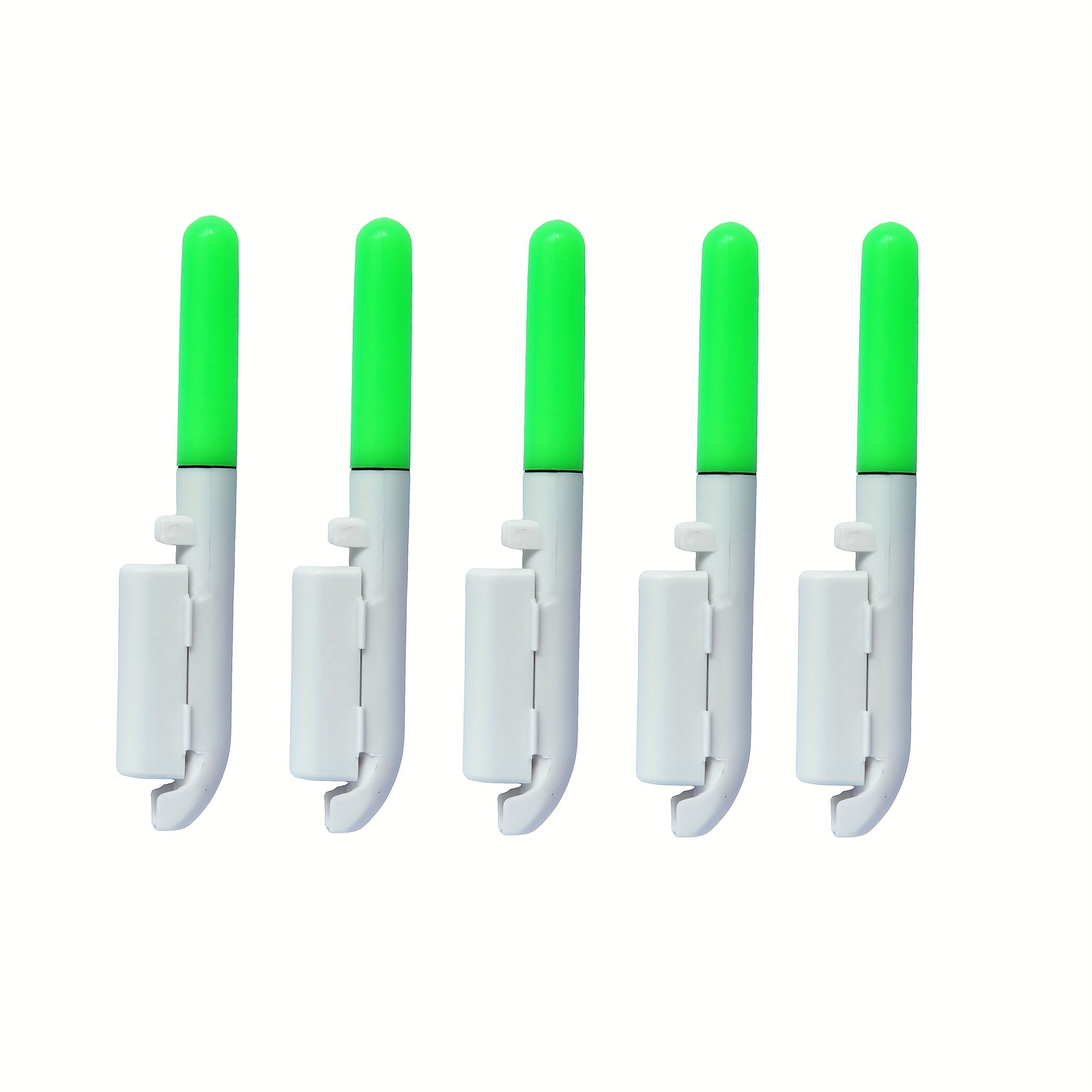 MEEYO Fishing Glow Sticks LED Night Fishing Strike Alert Glow Stick Bite  Alarm, Battery Included (Cyan)
