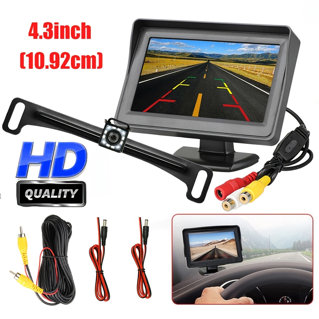 Wireless Car Monitor Backup Camera Rear View Hd Parking - Temu