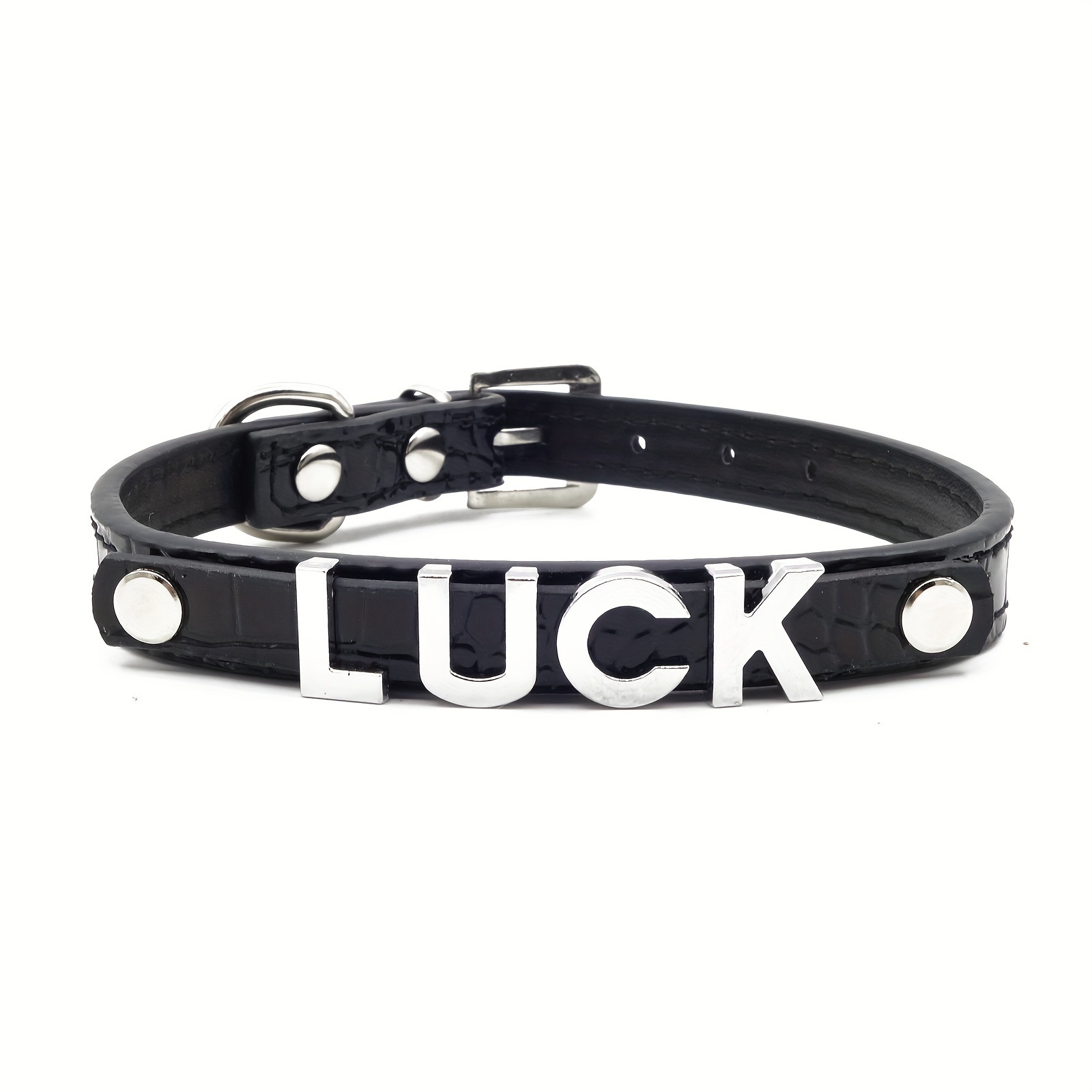 Black diamante 2024 dog collar