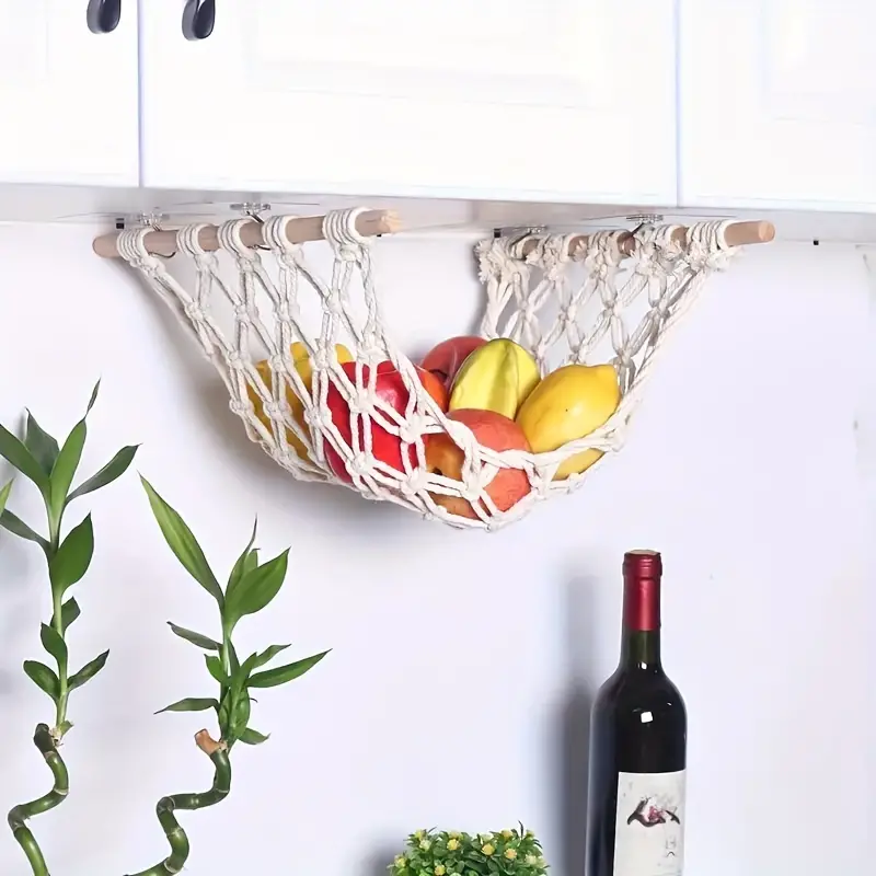 Fruit Hammock Household Hanging Fruit Basket Kitchen Cabinet - Temu