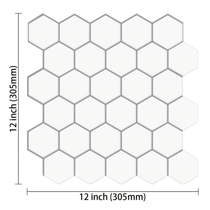 RoomMates Dry Erase Hexagon Wall Decals, 3 ct. - White