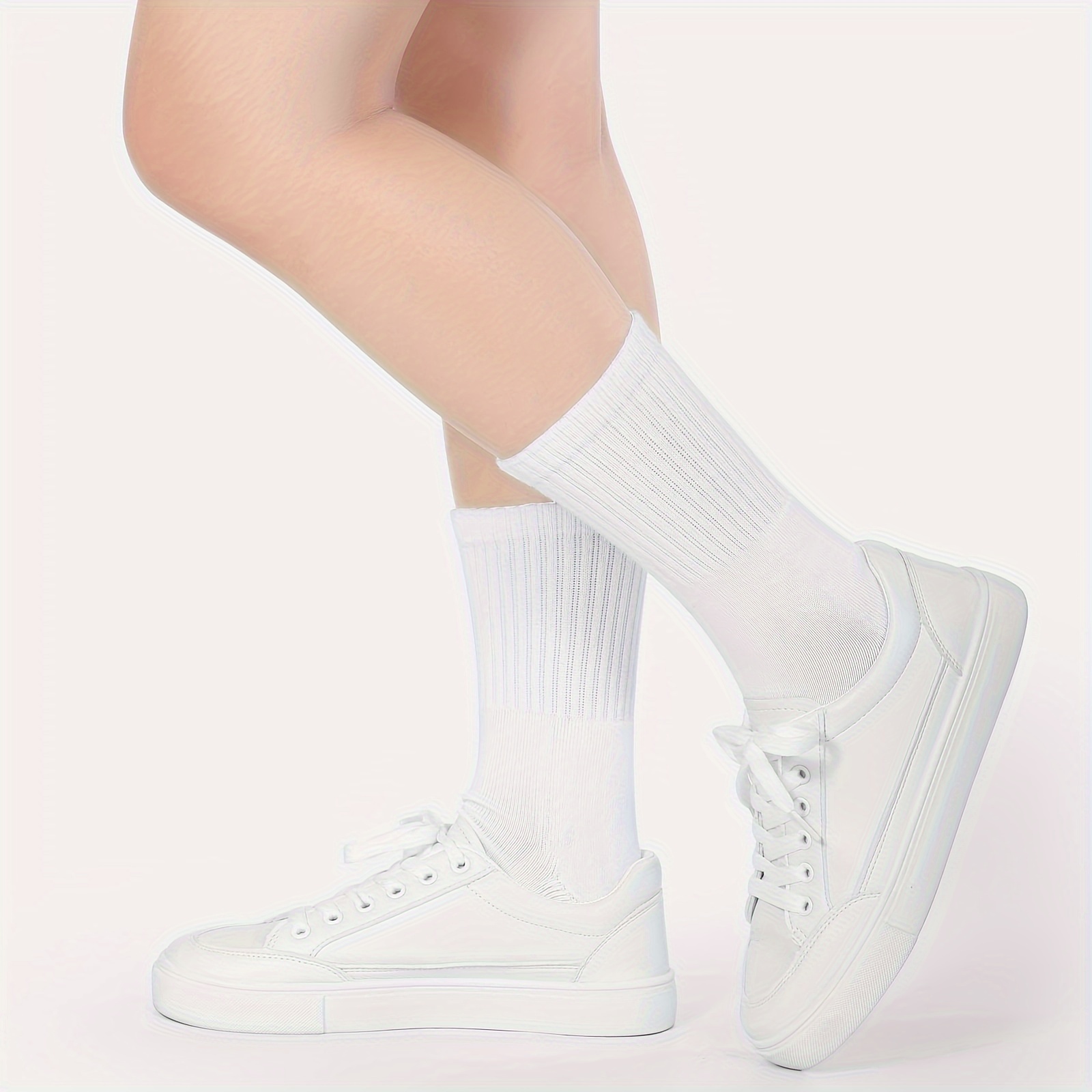 6 Pairs Boy's Mid Crew Sport Socks