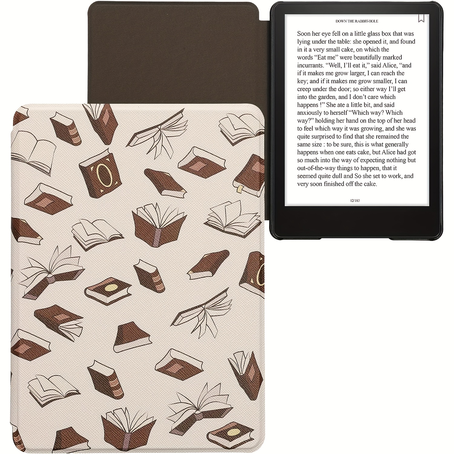 for  Kindle & Kids 6 eReader Slim Leather Protective Flip Case Cover