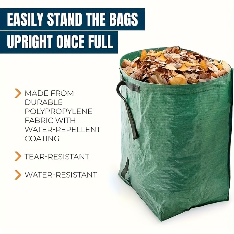 Reusable Garden Leaf Bag, Pp Woven Trash Bag - Buy Reusable Garden