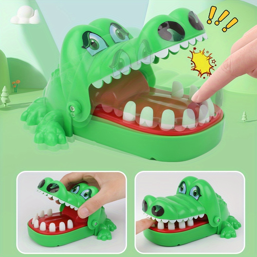1pc Crocodile Teeth Toys Jeu Amusant De Dentiste Mordant Le - Temu