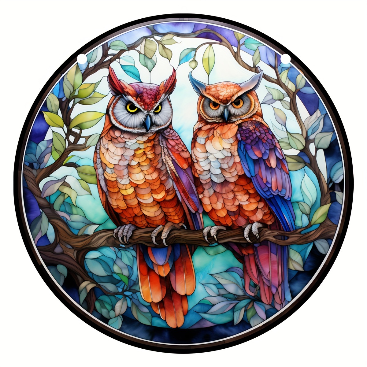 Owls Suncatcher For Window Whimsigoth Home Decor Perfect - Temu