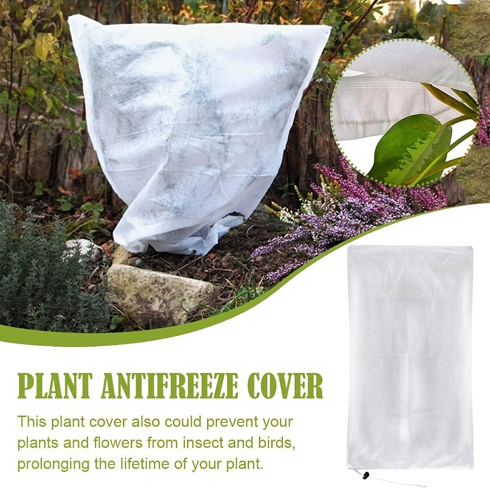 180x120cm couverture de plantes chaudes d'hiver, arbustes, sac de  protection des plantes, Cour anti - gel, petits arbres contre le froid