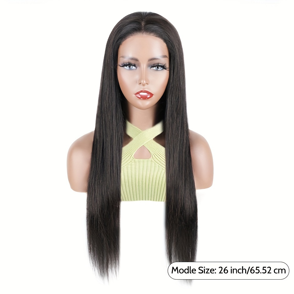 Wear And Go Glueless Human Hair Wigs For Women Indian Straight 4x4 HD Lace  Glueless Wig Human Hair Ready To Wear Pre Cut Lace