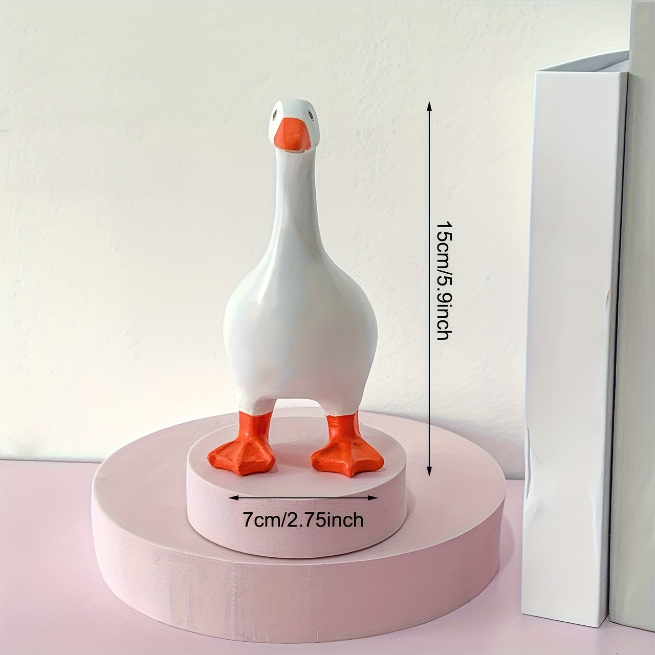 Untitled Goose 3D Printed Magnetic Statue 
