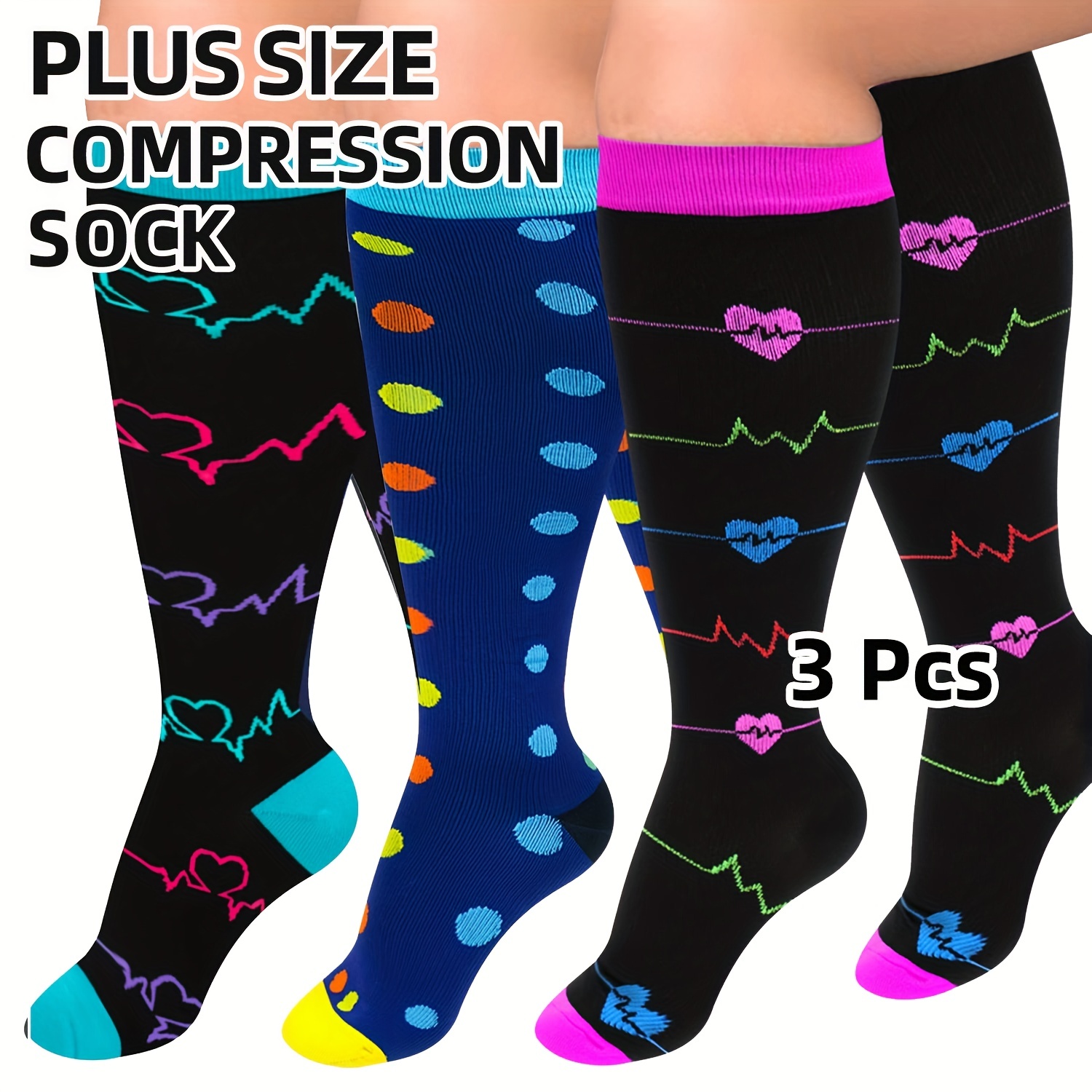 Order A Size 20 30 Mmhg Compression Tights Women Support - Temu