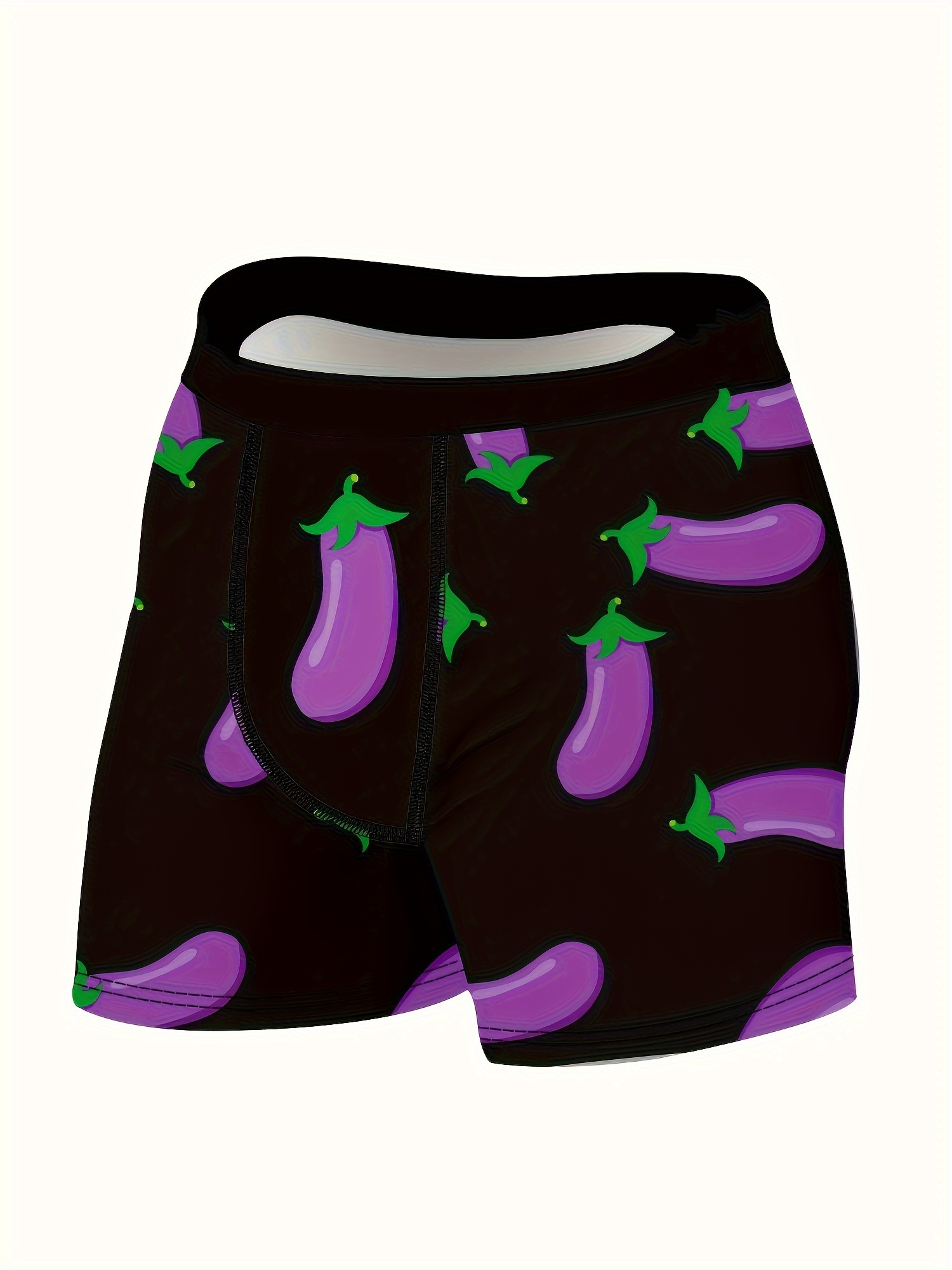 AERO Eggplant Printed Boxer Briefs