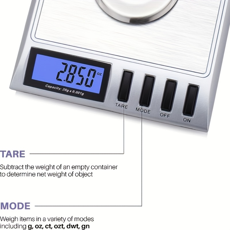 Scale, Portable Precision Digital Milligram Scale, Milligram Scale, By,  Precision Digital Powder Scale, Large Lcd Display, For Reloading Capsule  Supplement Medicine, Kitchen Stuff, Cheap Stuff - Temu Norway