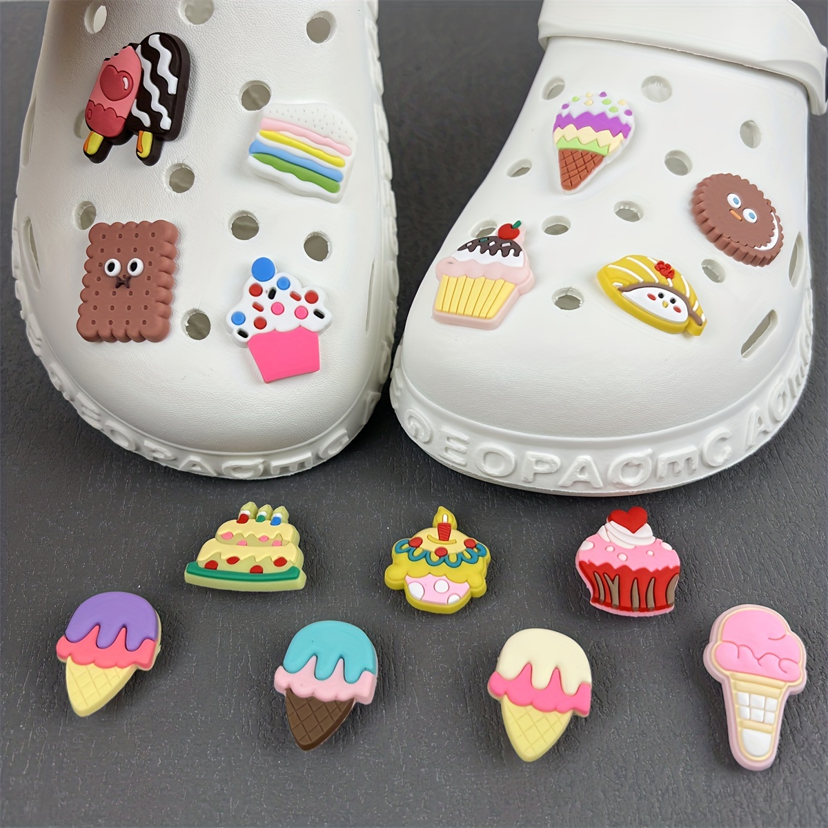 DIY Croc Charms Food Inspired Simulation Fries For Crocs, Clogs