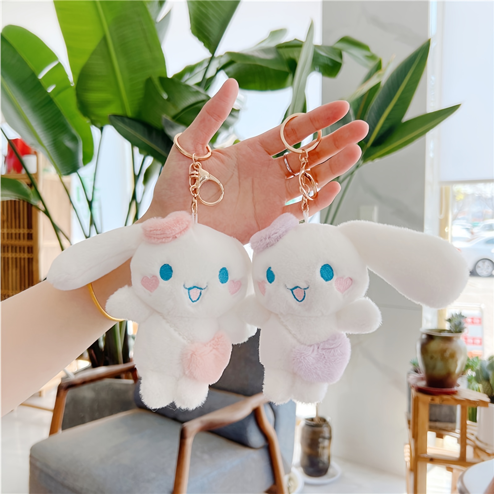 Stuffed Animal Plush Keychain Mini Cute Rabbit Plush - Temu