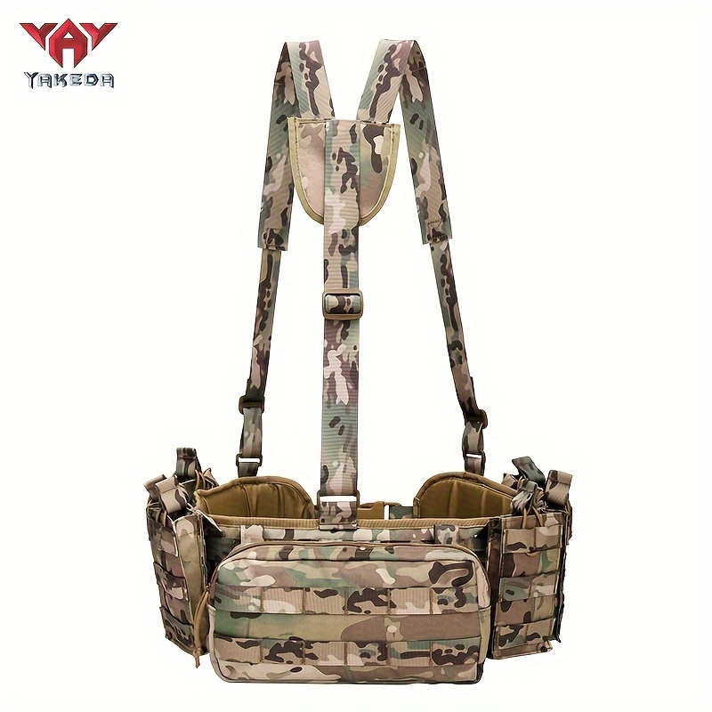 Yuemai Outdoor Tactical Chest Bag Molle Vest Camouflage Training