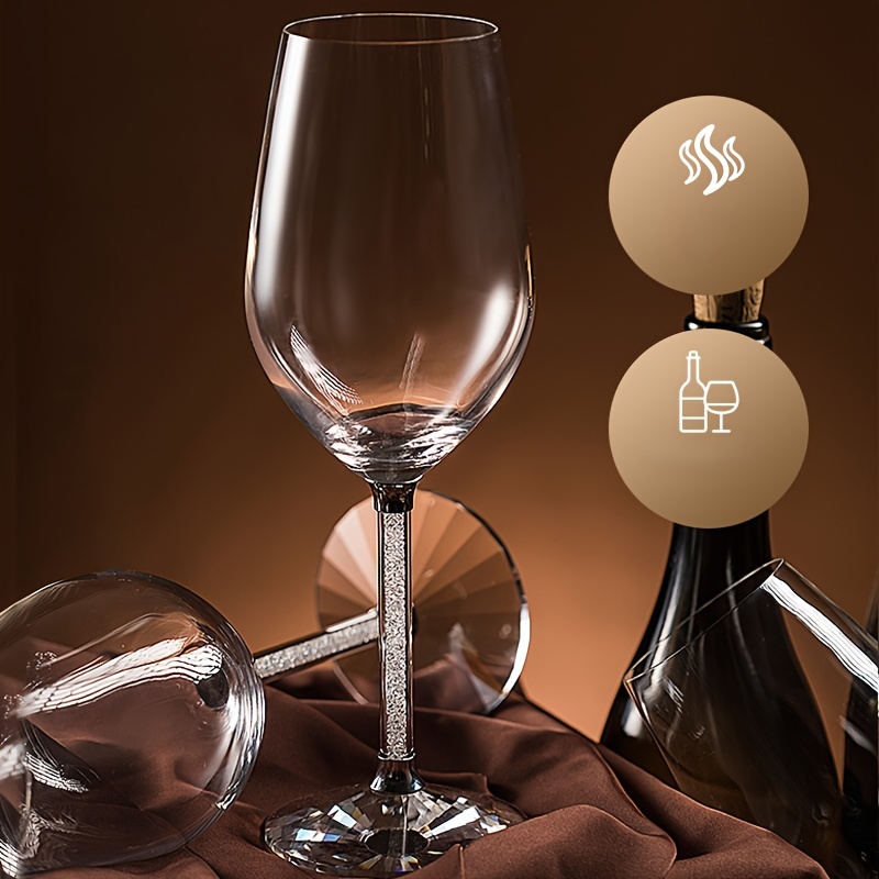 Ensemble de 4 verres à whisky avec coffret cadeau - élégant verre en  cristal 300 ml 