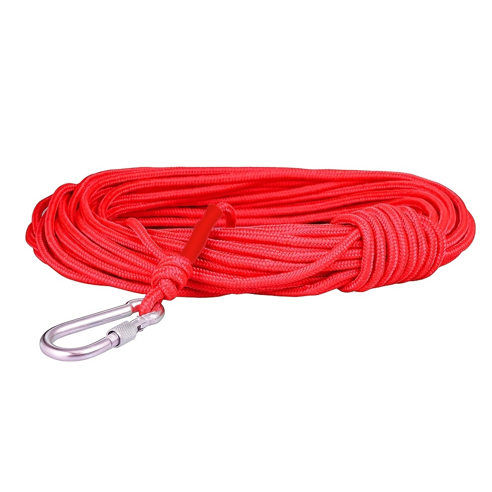 Orange Braided Rope Magnet Fishing Rope Nylon Strap Outdoor Camping Hiking  Fishing Accessories - Sports & Outdoors - Temu