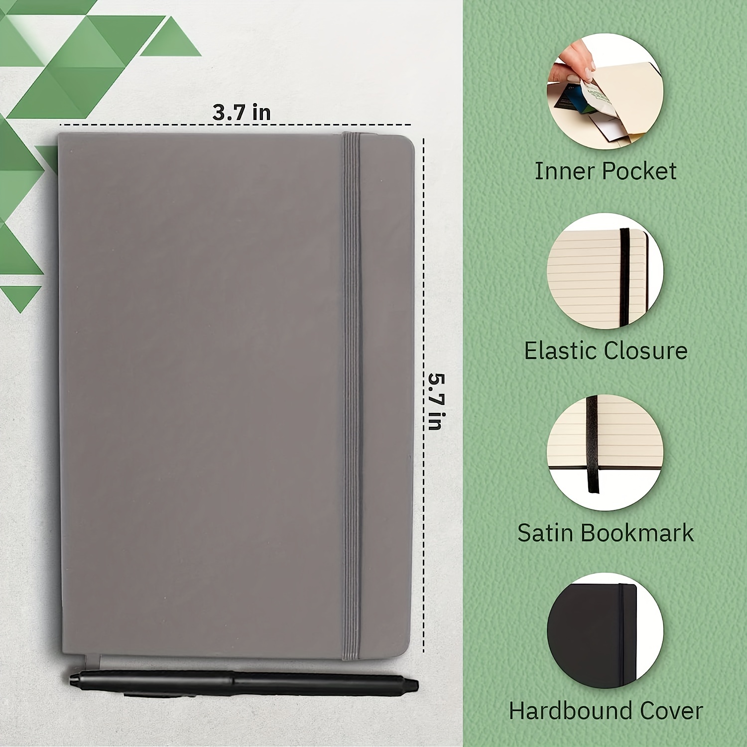 Lined Notebook Journal A6 Hardcover Pocket Notebook Ruled - Temu