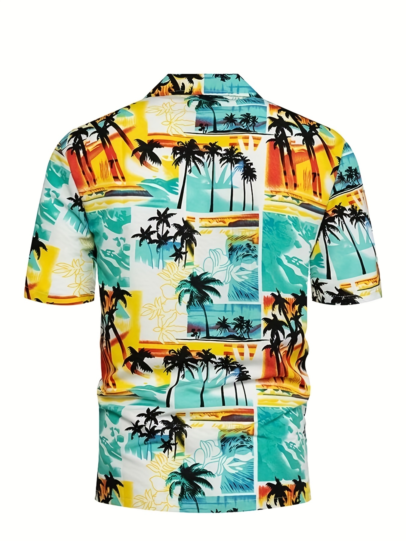 Men's Hawaiian Shirt Plus Size Men's Summer Beach - Temu