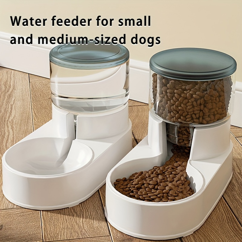 2pcs/set Pequeños Mascotas Alimentador Automático Comida - Temu