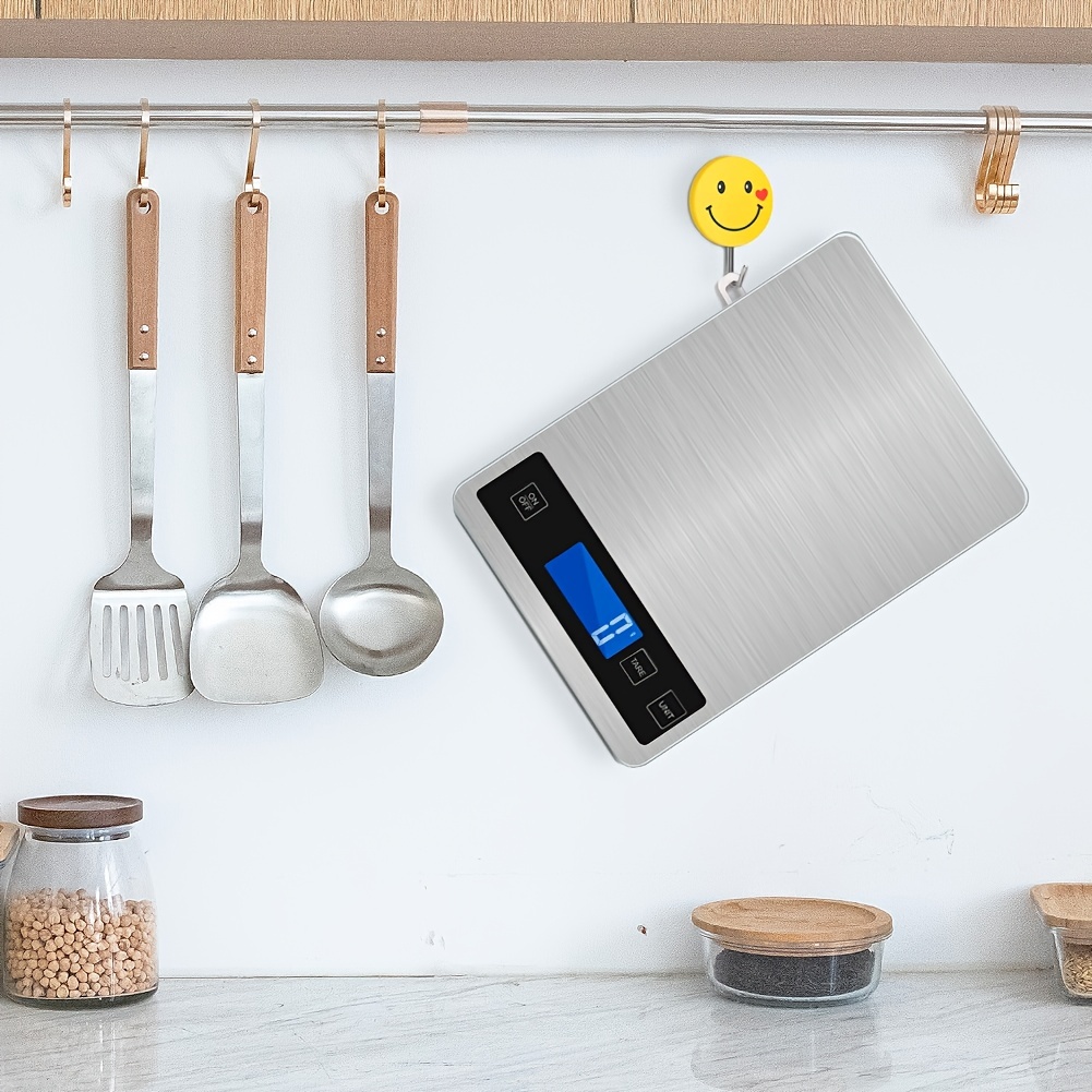 Zassenhaus Pure Digital Kitchen Scale, 9.3 inch x 6.9 inch, Stainless Steel