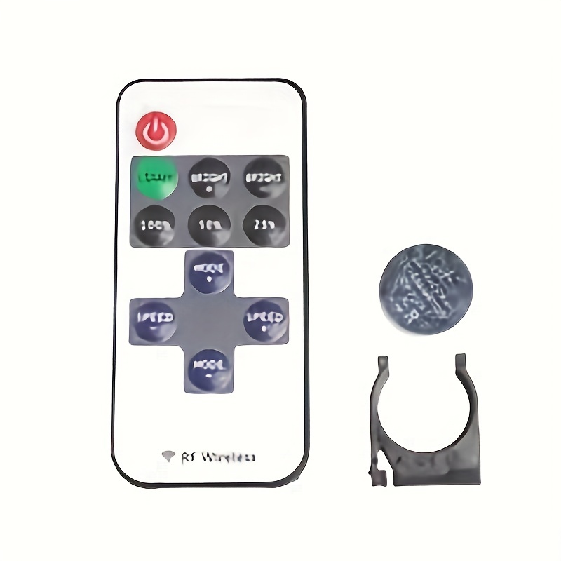 RF Mini Wireless Remote Controller for Single Color 3528 5050 LED Strip  Lights, Wireless Remote Control with DC Connector, RF Dimmer for 12V DC LED