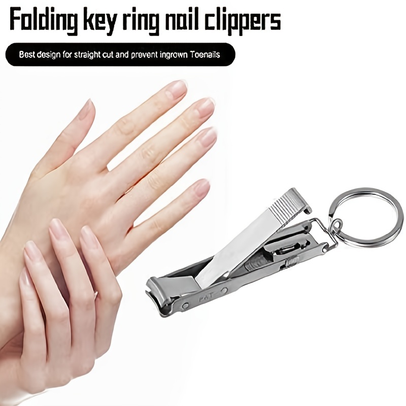 Foldable Stainless Steel Big Toenail Clipper Toe Nail Clippe