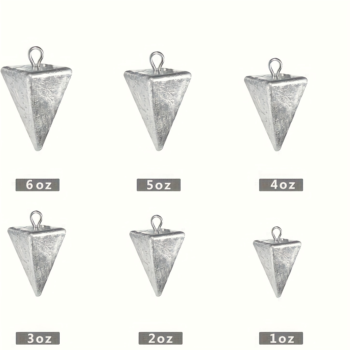 Pyramid Fishing Weights 3oz/5oz/8oz/10oz/12oz/16oz/32oz