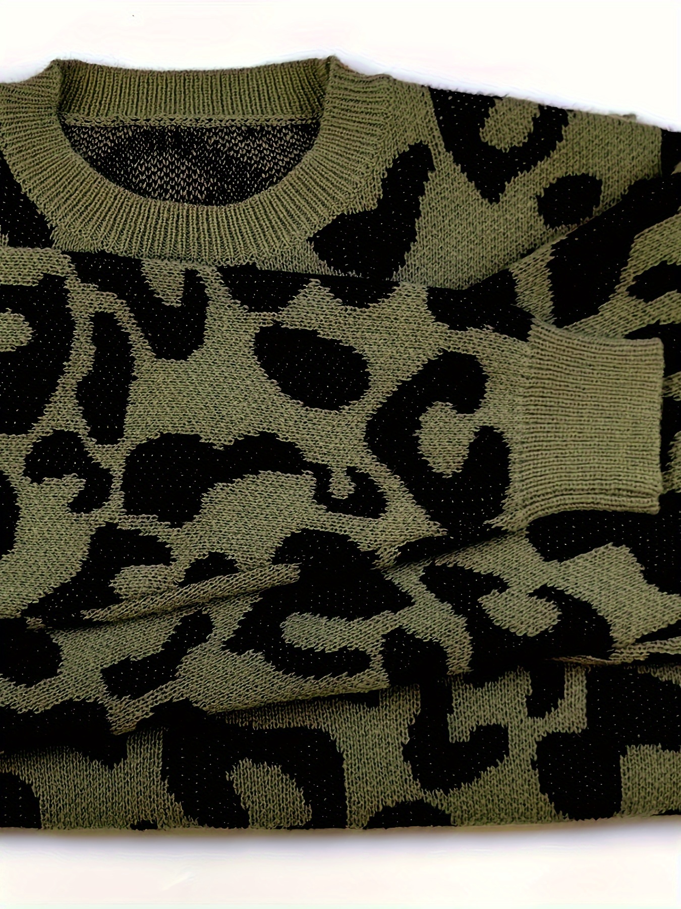 Plus size sale leopard print jumper