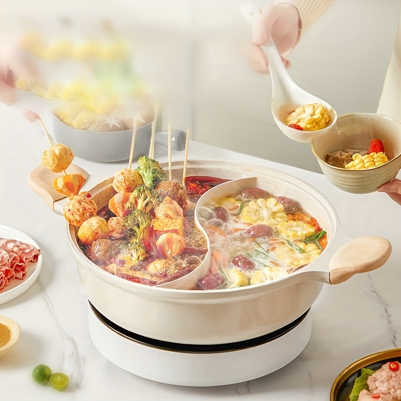 Food Dishes Hot Pot Double Electric Cooker Vegetable Multifunction