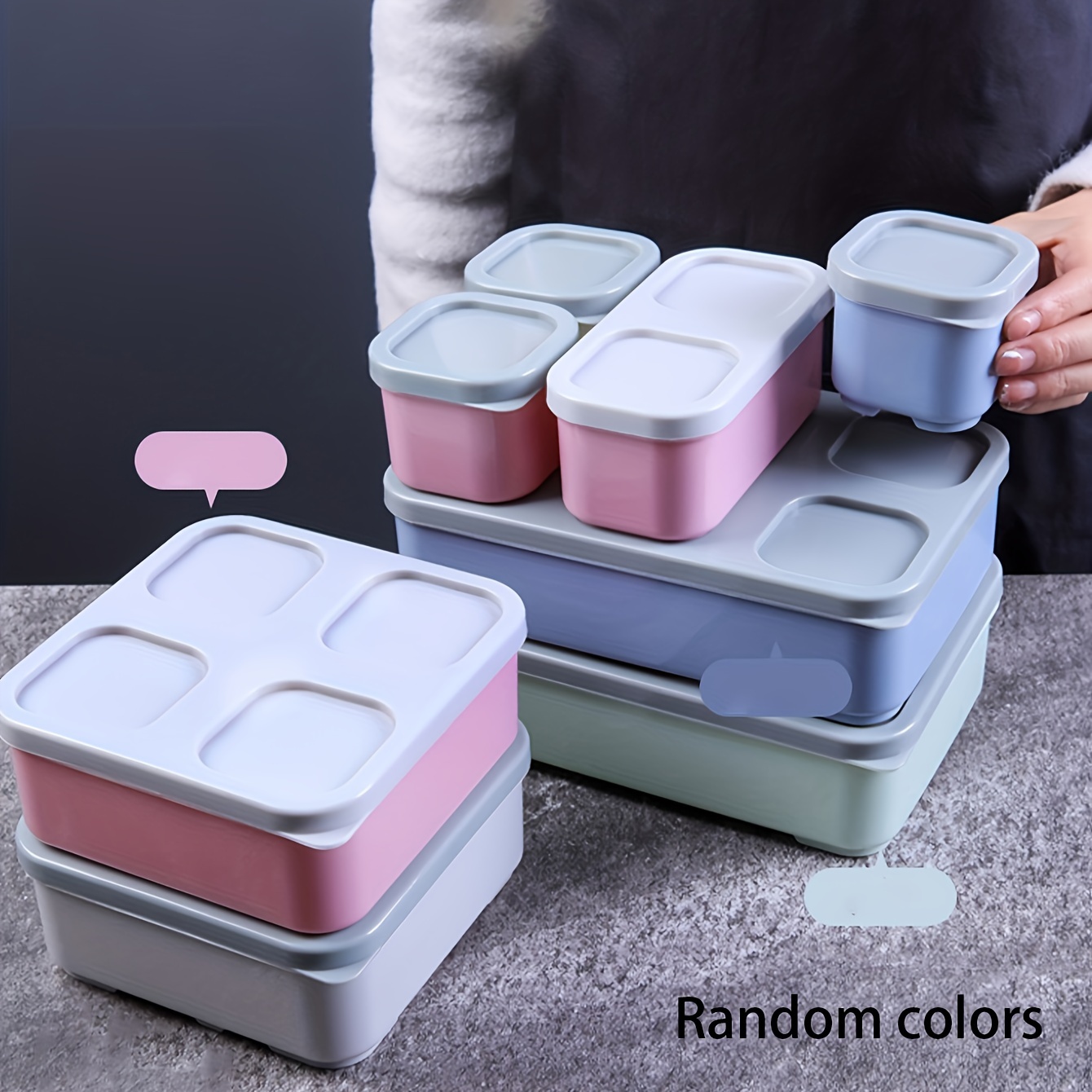 Metal Lunch Containers 600ml Metal Snack Food Box Outdoor Picnic Box  Leak-proof Reusable Multifunctional Small Divided Snack - AliExpress