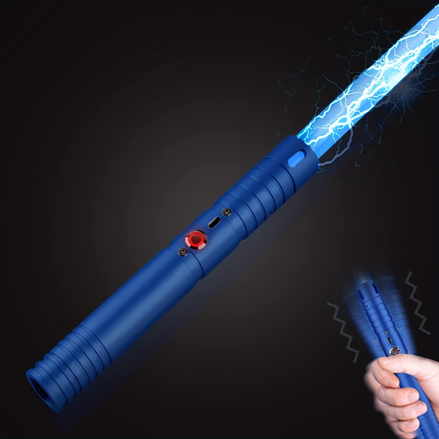 Espada Láser De Juguete Para Niños Espada Doble Roja Y - Temu