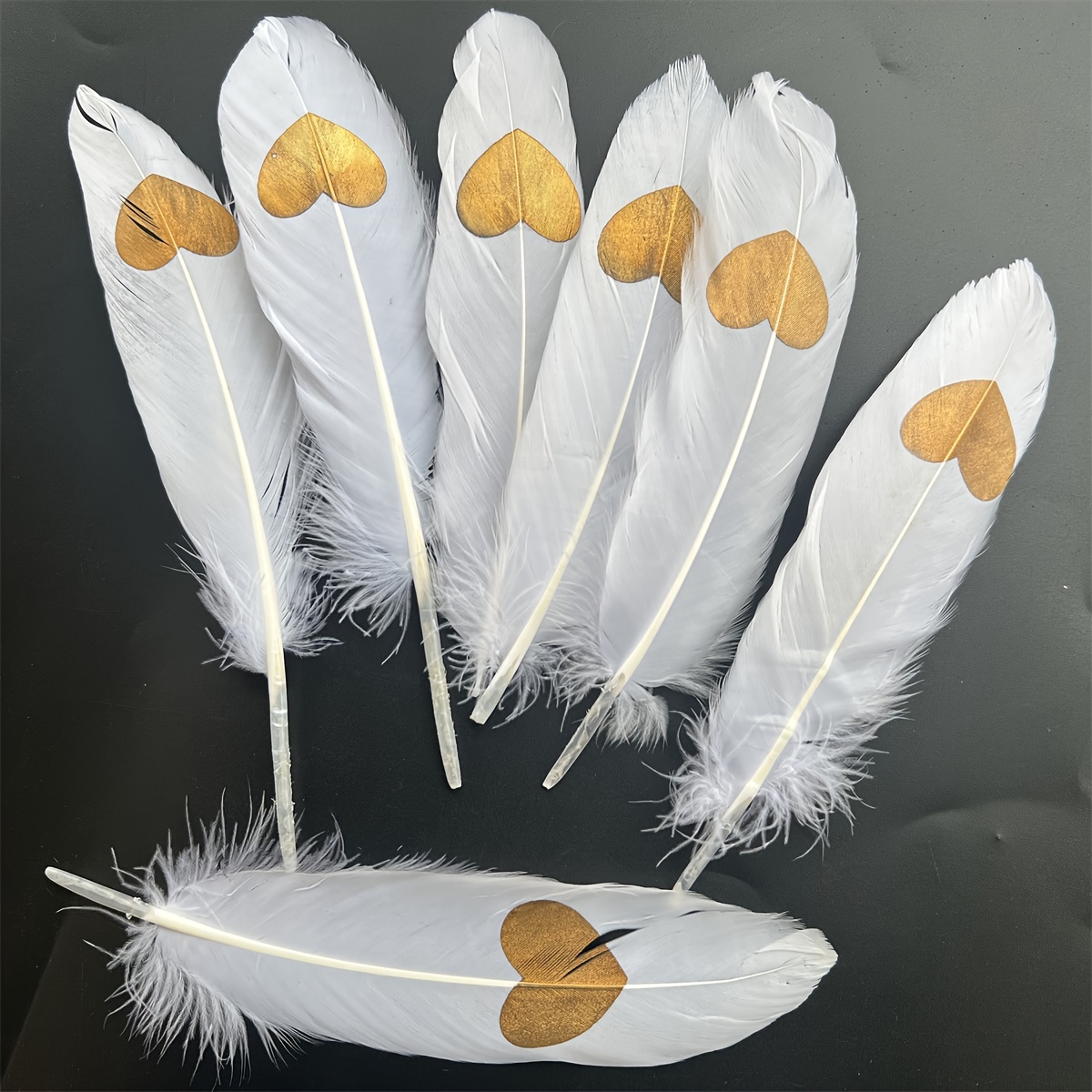 Natural White Goose Feather Crafts Diy Plume Jewelry Making - Temu